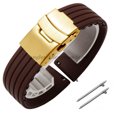 thumbnail image 3 of Correa de reloj de silicona de liberación rápida de 18 mm, 20 mm, 22 mm y 24 mm para Huawei Watch Gt2/3/4 de 46 mm para Fossil y Seiko, correas deportivas de goma, 3 of 5
