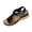 Black, variant on ShiShine Wedge Sandals for Women Dressy: Comfortable Walking Summer Low Platform Ankle Strap Open Toe Casual Dressy Sandal