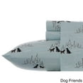 thumbnail image 4 of Eddie Bauer Dog Friends Flannel Sheet Set, 4 of 5