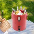 thumbnail image 4 of Insulated Beverage Dispenser 4.09Gal, Hot and Cold Drink Dispenser with Stainless Steel Interior, Lid and Spout, 6-8 Hour Portable Water Cooler Jug for Restaurant,Camping,Party,Sports, 4 of 13
