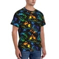 thumbnail image 2 of Bixox Men's Retro Truck Printed Short Sleeve Skinny Athletic T-Shirt, 2 of 6