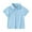 Baby Blue, variant on LYMAYTER Kids Baby Boys Lapel T-Shirt Toddler Summer Plaid Shirt Pockets Tops Casual Clothes Cotton Pullover 1-6 Years
