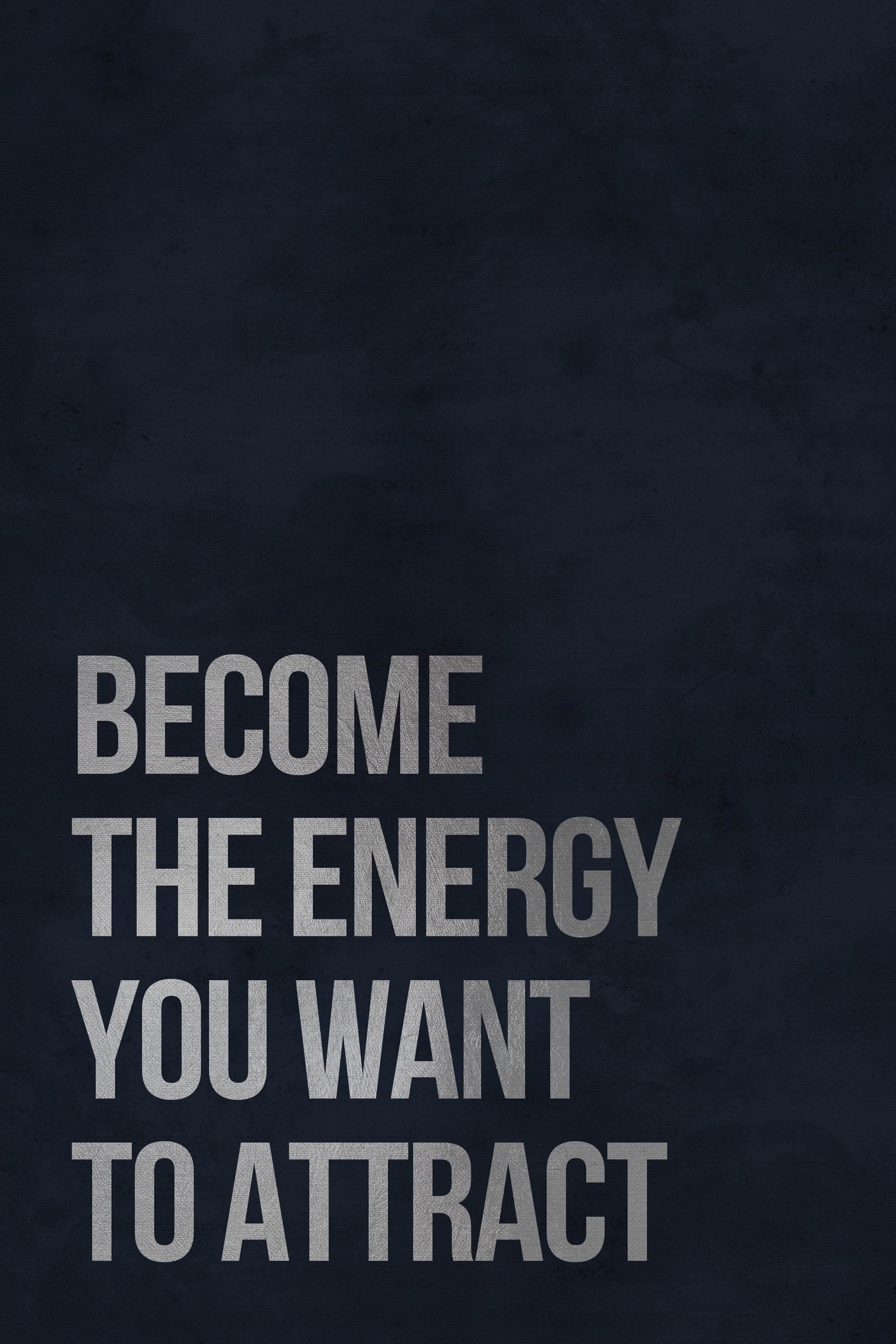 Become the Energy Painting Print on Wrapped Canvas