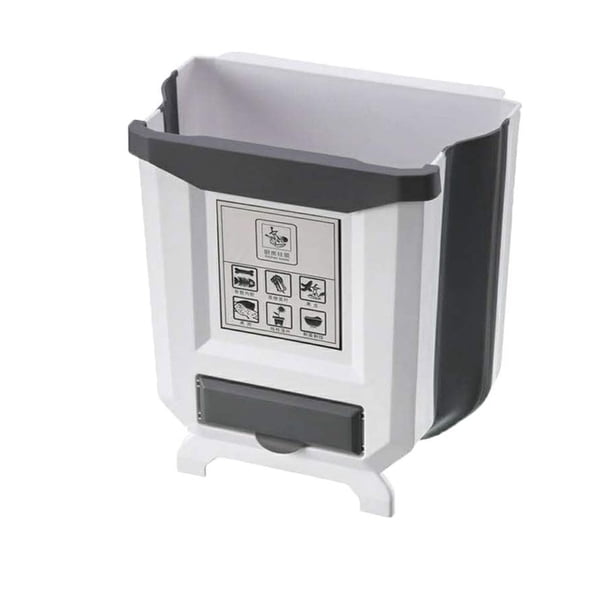 Bote de basura colgante para cocina, pequeño bote de basura colgante para cocina,