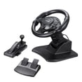 thumbnail image 2 of Pedal de rueda para juegos de carreras CUTICAT Volante Universal de simulación para PS3 SWITCH PC Android 270 Negro, 2 of 8