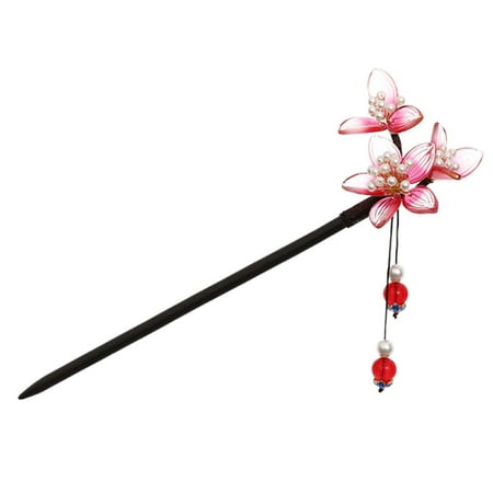 

Chinese Style Wood Hair Stick Creative Hair Chopstick Delicate Hair Chopstick