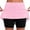 Pink, variant on HXWCHs Women's Casual Athletic Tennis Skort with Pocket Active Yoga Sport Skirt Shorts Red L