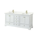 thumbnail image 5 of Wyndham Collection WCS202072DKGGTUNSMXX Deborah 72" Free Standing Double Basin Vanity Set, 5 of 7