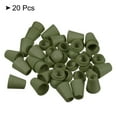 thumbnail image 3 of Unique Bargains Olive Bell End Stopper Cord Rope Lock, 20 Pack, 3 of 5