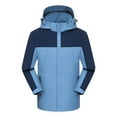 thumbnail image 6 of GEWSEY Women Ski Jacket Waterproof Insulated Winter Snow Coat for Skiing Snowboarding Rain Coats Oversize Unisex (Light Blue, 5XL), 6 of 6