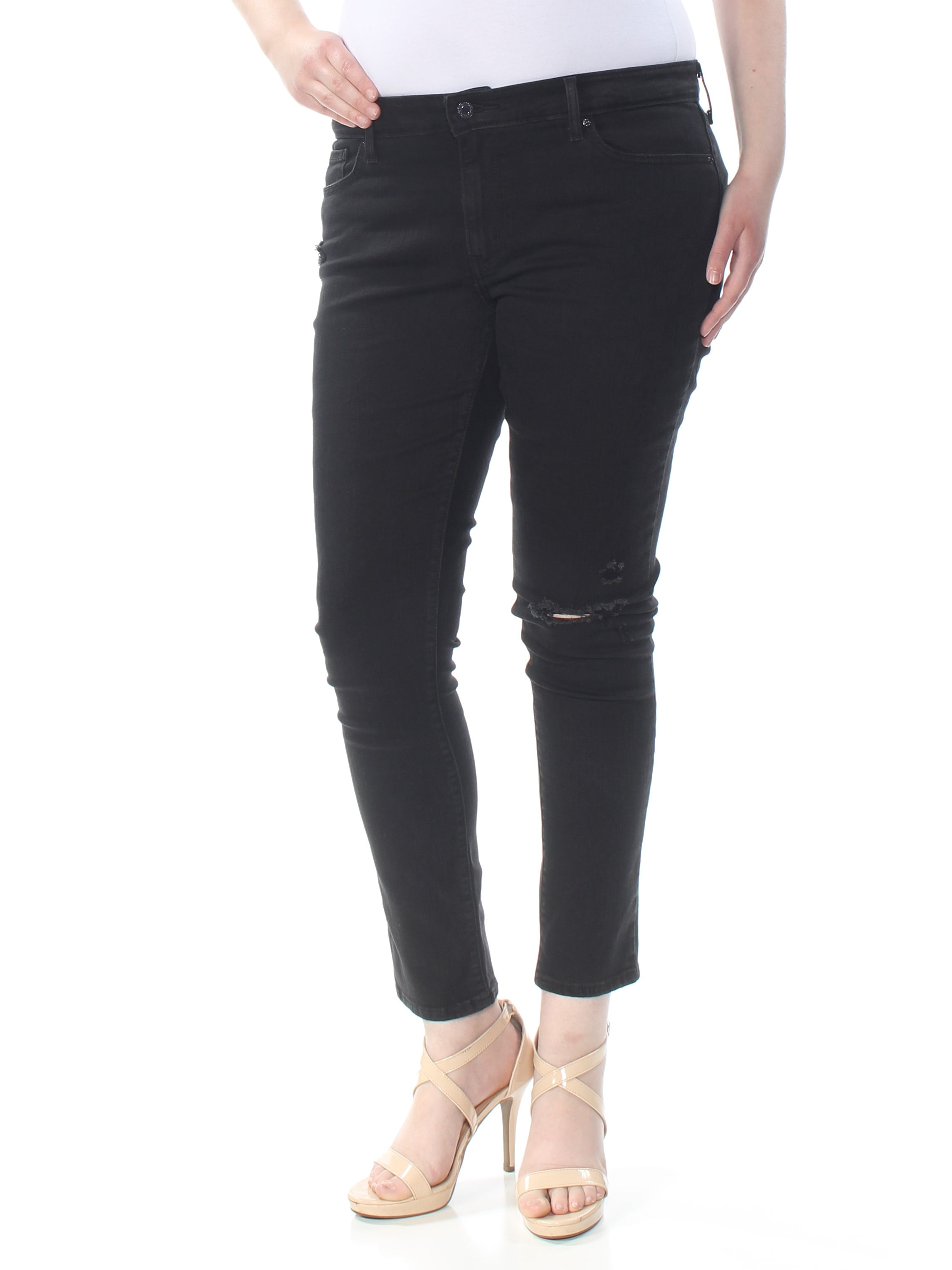 Levi's Womens 711 Destroyed Mid-Rise Skinny Jeans - Walmart.com