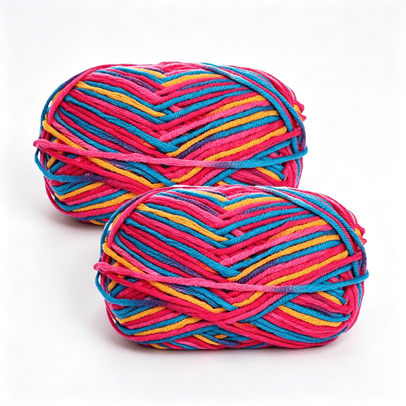 PALINO 5 Ply Yarn for Knitting and Crochet Soft Yarn for Diy Craft Projects Multi Color Yarn for Sweater Scarf Hat Blanket