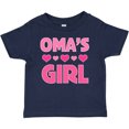 thumbnail image 3 of Inktastic Oma's Girl Heart Girls Baby T-Shirt, 3 of 5