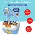 thumbnail image 4 of Junior Builder Tool Set, Construction Pretend Play Educational Activity Kit With Storage Box, 4 of 6