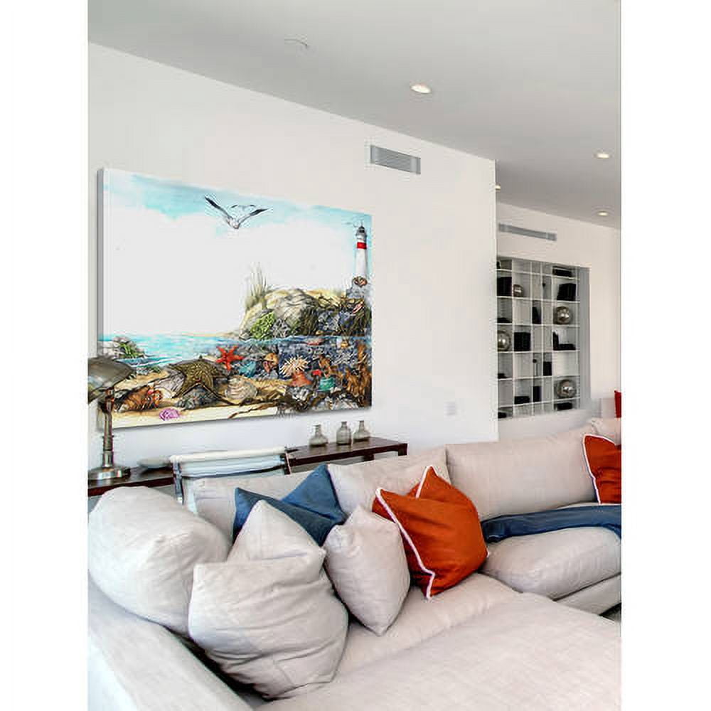 Marmont Hill - "Undersea Life" Painting Print on Wrapped Canvas