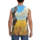 thumbnail image 4 of Fotbe Funny Countryside Donkey Men's Camiseta sin Mangas Estampada para Hombres, Playera Casual para Gimnasio, Entrenamiento, Playa-X-Large, 4 of 7