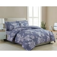 thumbnail image 1 of Marina Decoration Ultra Soft Luxury Fluffy Goose Down Alternative Bed in a Bag Rich Printed Comforter Set Includes Sheet Set, Romantic Inkwash Flowers Pattern, 1 of 3
