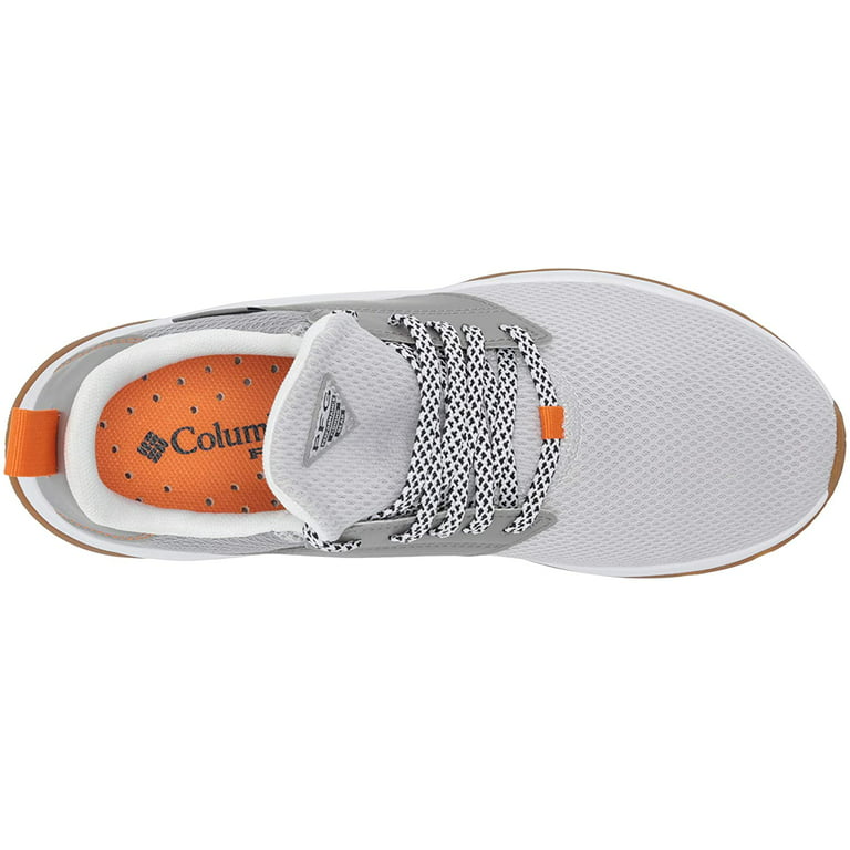 Columbia Mens Tamiami PFG Boat Shoe 11.5 Slate Grey/Light Orange