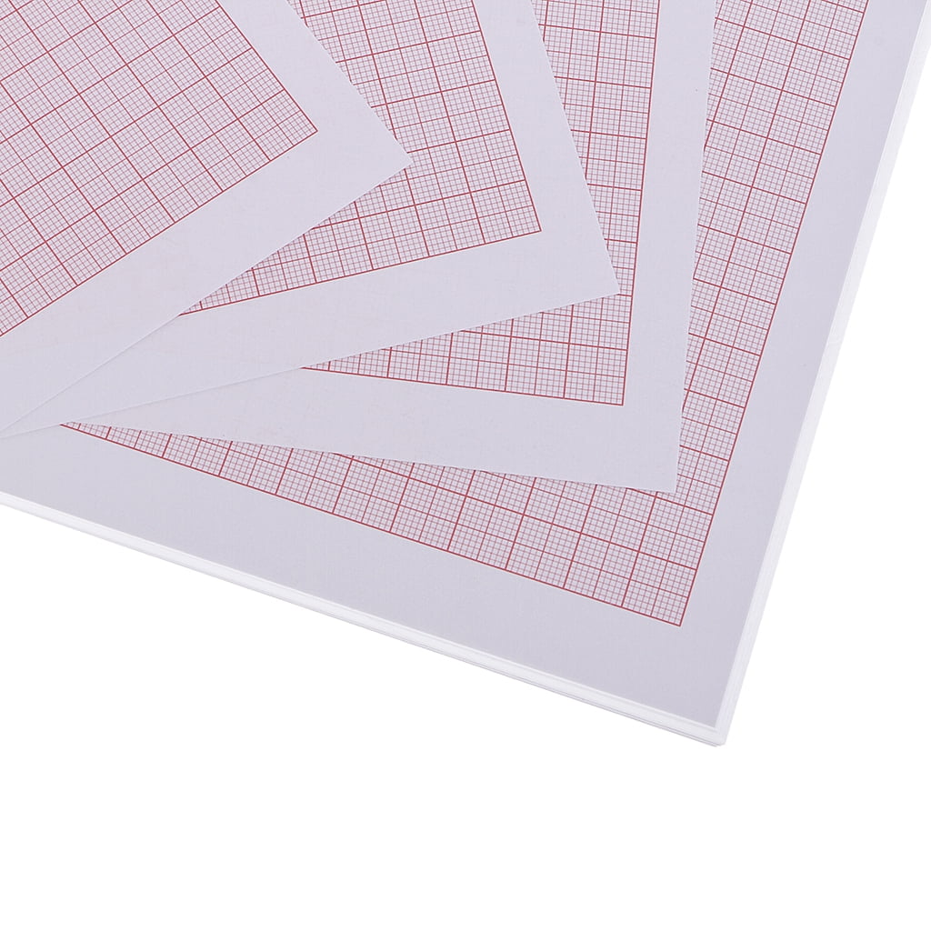 100 Pieces A4 Size Coordinate Paper Calculate Paper