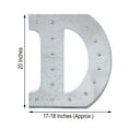thumbnail image 3 of Efavormart 2 FT | Vintage Metal Marquee Letter Lights Cordless With 16 Warm White LED - D, 3 of 11