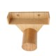 thumbnail image 1 of Soporte de pared para tiza de billar y accesorios de billar con soporte triangular para bolas. Color de madera, 1 of 9