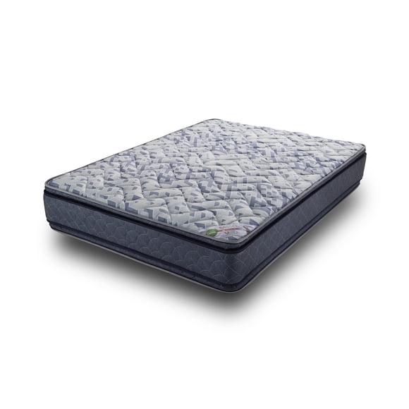 Colchón Queen Size Lester Kassel - Doble Colchoneta - Híbrido con Resortes Bonell, Acolchado Lesterpad, Acolchado Fiberles