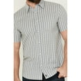 thumbnail image 3 of Cody James Men's Falling Diamond Striped Short Sleeve Button-Down Stretch - CJSU24W26-T LTBL XX- Tall, 3 of 4