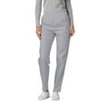 thumbnail image 4 of Adar Universal Women's Scrub Set - Warm-Up Scrub Jacket and Elastic Pull-On Pants - 902 - Silver Gray - 5X, 4 of 7