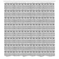thumbnail image 3 of Ambesonne Tribal Shower Curtain, Black White Aztec Border, 69"Wx84"L, Black and White, 3 of 3