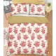 thumbnail image 3 of 3D Dibujado a mano Rosa Floral Funda de edredón Set Ropa de cama Set Funda de edredón Fundas de almohada, 3 of 3