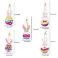 thumbnail image 2 of Hlzmart Easter Gift: DIY Easter Diamond- Painting- Keychain Rabbit Egg- Single-sided Dot Diamond Children's Gift Decorative Pendant A, 2 of 6