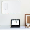 thumbnail image 6 of Audio-Visual Direct Glass Dry-Erase Whiteboard Set - 30" x 45"- (Magnetic, Ultra White), 6 of 8