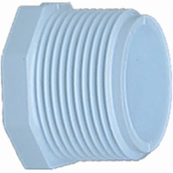 Genova Products 31814 PVC SCH. 40 Threaded Plugs, 1-1/4"