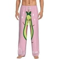 thumbnail image 2 of Picia Cute Avocado Mens Soft Woven Cotton Elastic Waistband Sleep Pajama Pant Lounge Sleep Pant With Pockets And Drawstring-Small, 2 of 9