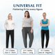 thumbnail image 5 of Pantalones Hsermlh Stretch Active Ultra Stretch para mujer, color gris, 5 of 9