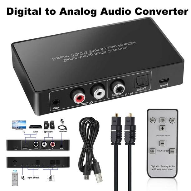 Digital to Analog Audio Converter with Remote, EEEkit 192KHz/24bit