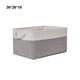 thumbnail image 3 of Moyic Contenedor de almacenamiento plegable para facilitar el acceso y la organización - Organizador de almacenamiento Caja de Almacenamiento y organización del hogar gris y blanco 36*26*18, 3 of 6