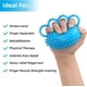thumbnail image 3 of Pelota de ejercicio de mano Pelota de terapia de dedos - Fortalecimiento del agarre, Mejora la flexibilidad, Apretar las bolas de alivio del estrés, 3 of 5