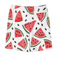 thumbnail image 5 of Odeerbi 5-14 Años Niños Niñas Verano Pantalones Cortos Estampados Sandía Pantalones Cortos Deportivos Workout Pantalones Cortos Transpirables Sueltos Con Bolsillos, 5 of 5