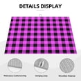 thumbnail image 3 of Yiaed Purple Black Buffalo Plaid Print Highly Absorbent Microfiber Kitchen Counter Mat, Dish Drying Pad for Dishes, Utensils, Pots and Pans, Large 18" x 24", 3 of 7