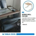 thumbnail image 4 of Table-Mate XL TV Tray - Portable, Foldable Table Trays for Eating, Desk Space and Couch - Black, 4 of 5