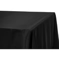 thumbnail image 1 of 1 Pc, Taffeta Tablecloth 90"X156" Rectangular - Black(Machine Washable) For Weddings, Birthday Celebrations, Quinceaneras Or Special Occasion Decor, 1 of 1