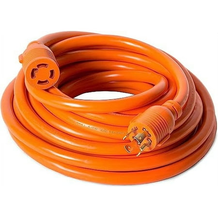 WEN 250V 30-Amp Generator Power Cord for Manual Transfer Switches 40-Foot L14-30P to L14-30R (PC3040)