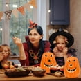 thumbnail image 6 of Clearance Halloween Decor Under $10 Halloween Jack O'Lantern Decorative Pumpkin Plastic Hollow for Table Porch Indoor Outdoor Fall Party,1PC,Orange, 6 of 8