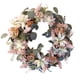 thumbnail image 5 of Corona suculenta,Guirnalda suculenta puerta delantera al aire libre artificial,Guirnalda de flores artificiales grandes Hojas de marco,Coronas para la puerta principal Primavera exterior Verano, 5 of 9