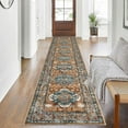 thumbnail image 5 of Yamaziot 2'x10' Boho Runner Rug for Hallway, Extre Long Laundry Room Rug, Farmhouse Kitchen Rug, Non-Shedding Mat for Bedroom, Living Room, Dining Room, 5 of 6