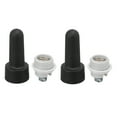 thumbnail image 4 of Juego de portalámparas E26 de cerámica, ajuste perfecto, casquillo portalámparas E26 para bombillas LED incandescentes, 2 uds., 4 of 8