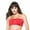 Red, variant on Rhonda Shear Underwire Bandeau with Removable Pads