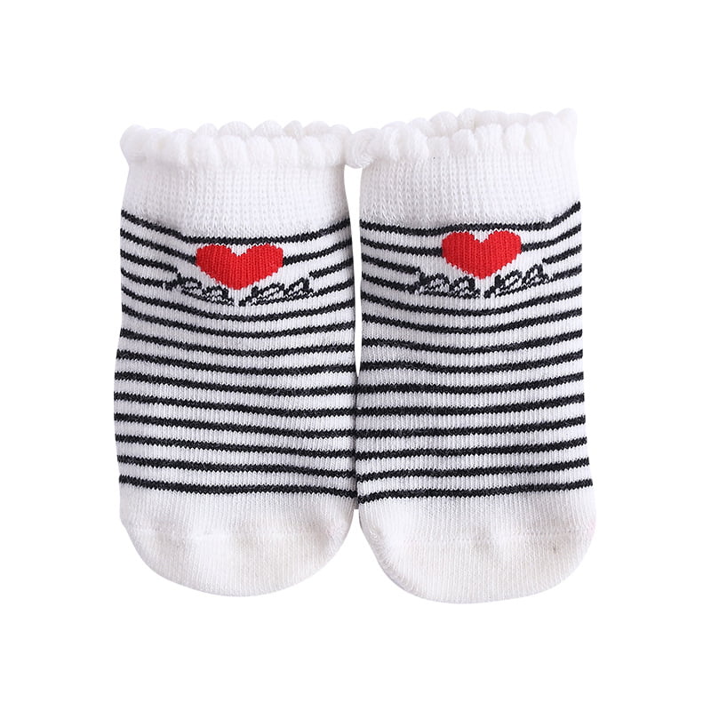 Sale Newborn Baby Toddler Infant Boys Girl Cotton Love Mom/Dad Socks 0~6 Months