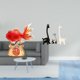 thumbnail image 2 of Estatua de cerámica con peces koi y jirafa del Feng Shui chino. Decoración moderna y creativa para escritorio, entrada, oficina, hogar, estantería, do, 2 of 8
